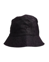Dolce & Gabbana Black Wide Brim Nylon Bucket Hat